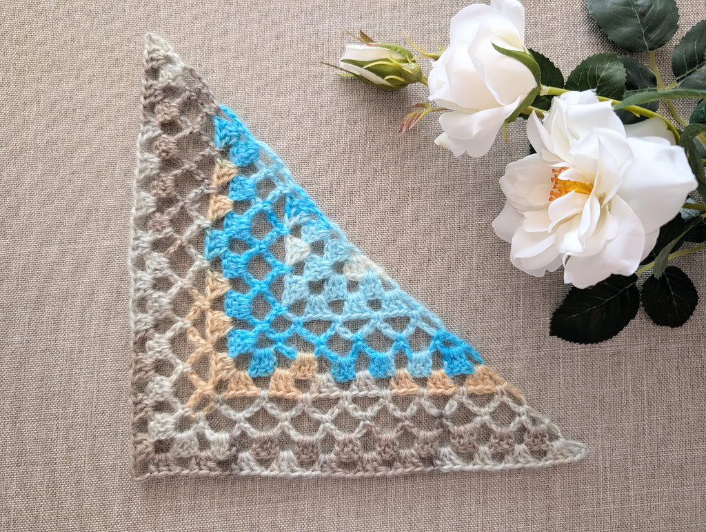 Triangle Crochet Bandana/Shawl/Baktus Chart PDF #76
