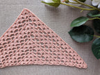 High-contrast visual crochet chart diagram with universal symbols for Triangle Bandana Shawl Pattern 76.
