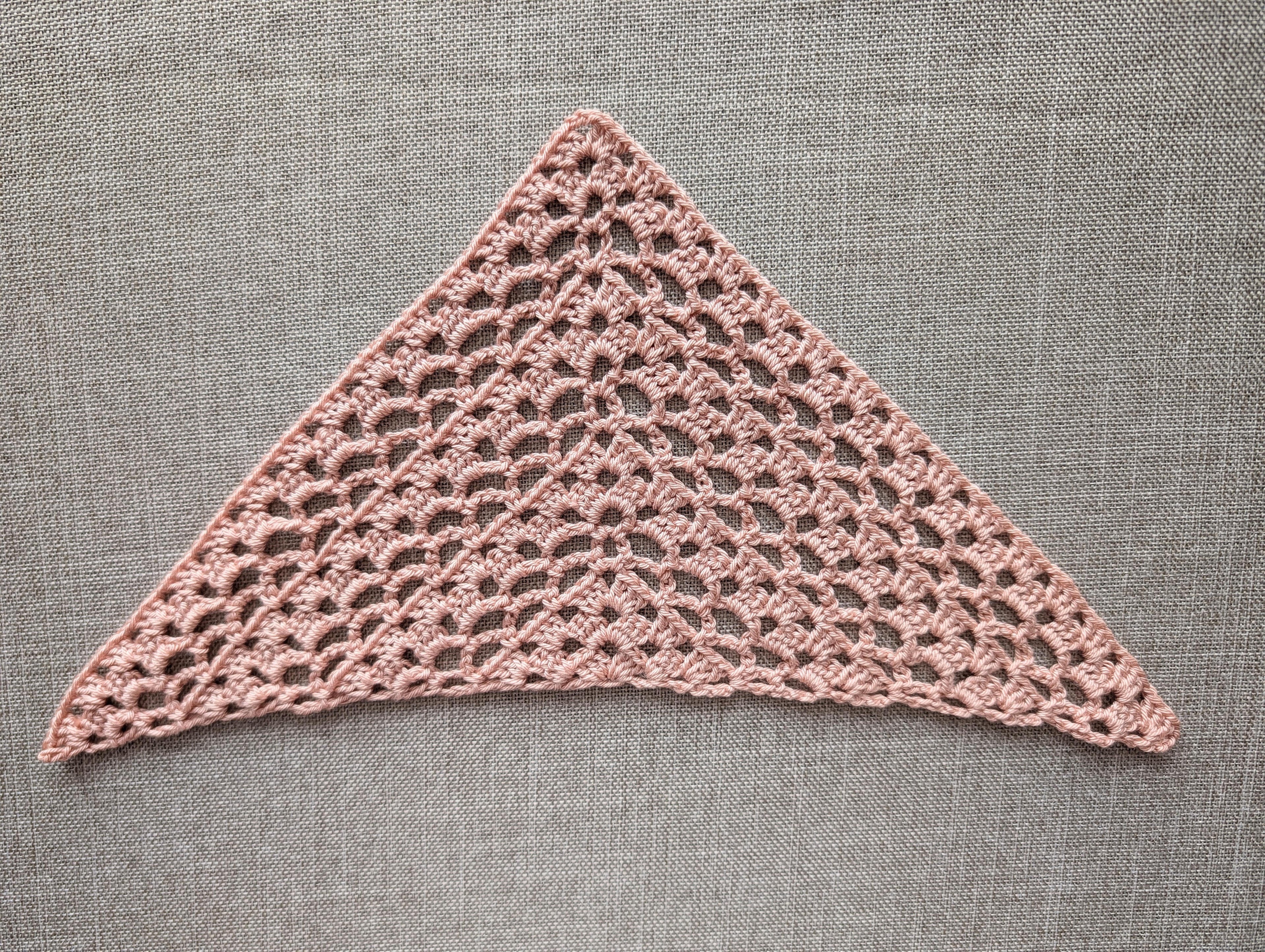 Triangle Crochet Bandana/Shawl/Baktus Chart PDF #76