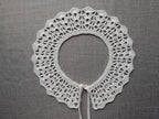 Lace crochet collar with delicate openwork pattern, Chart 78.