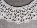 High-contrast visual crochet chart diagram with universal symbols for Lace Collar Pattern 78.