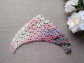 Half-Circle Curved Baktus Crochet Chart PDF #83 + Border