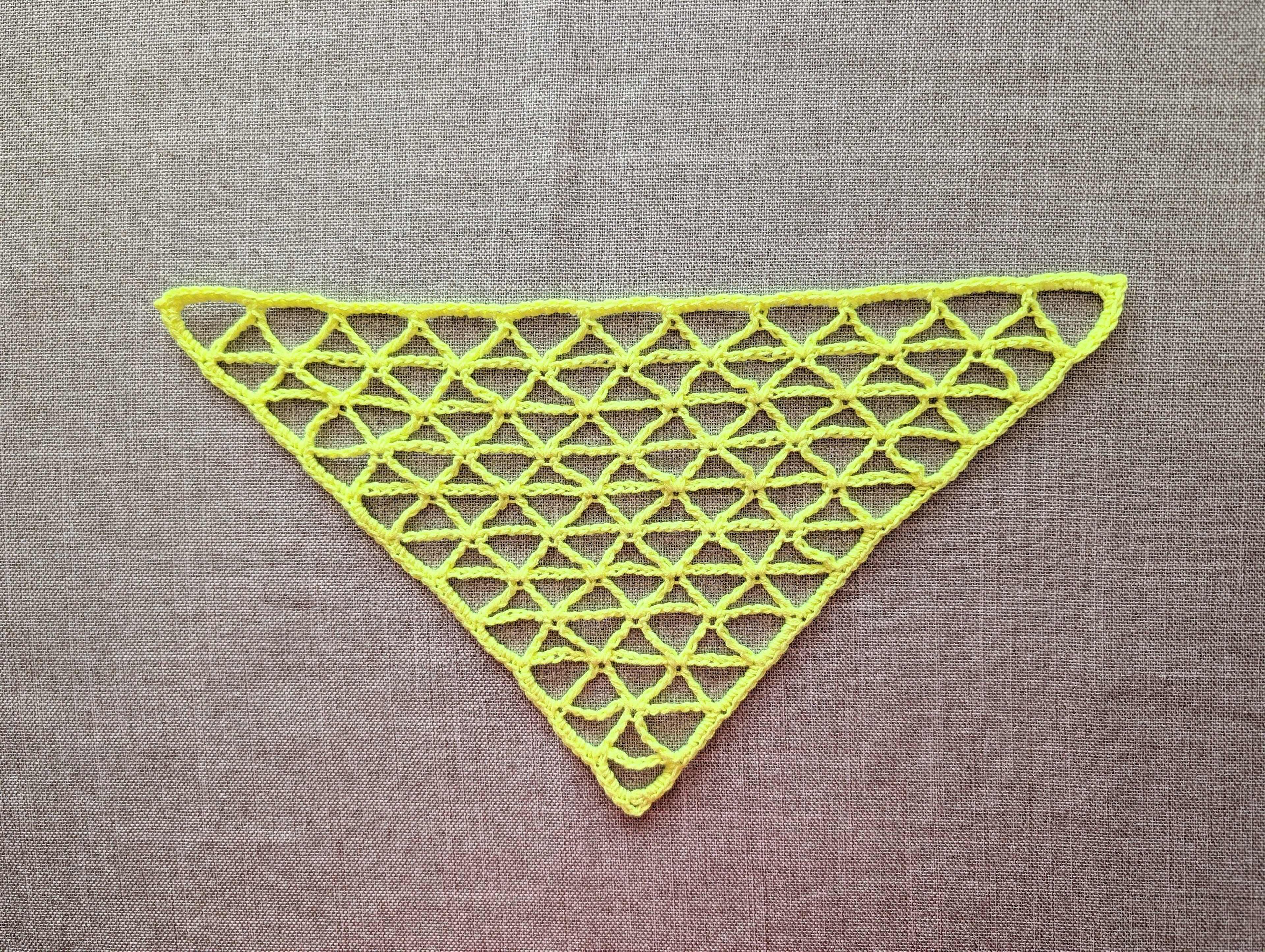 Triangle Crochet Baktus/Shawl Chart PDF #84