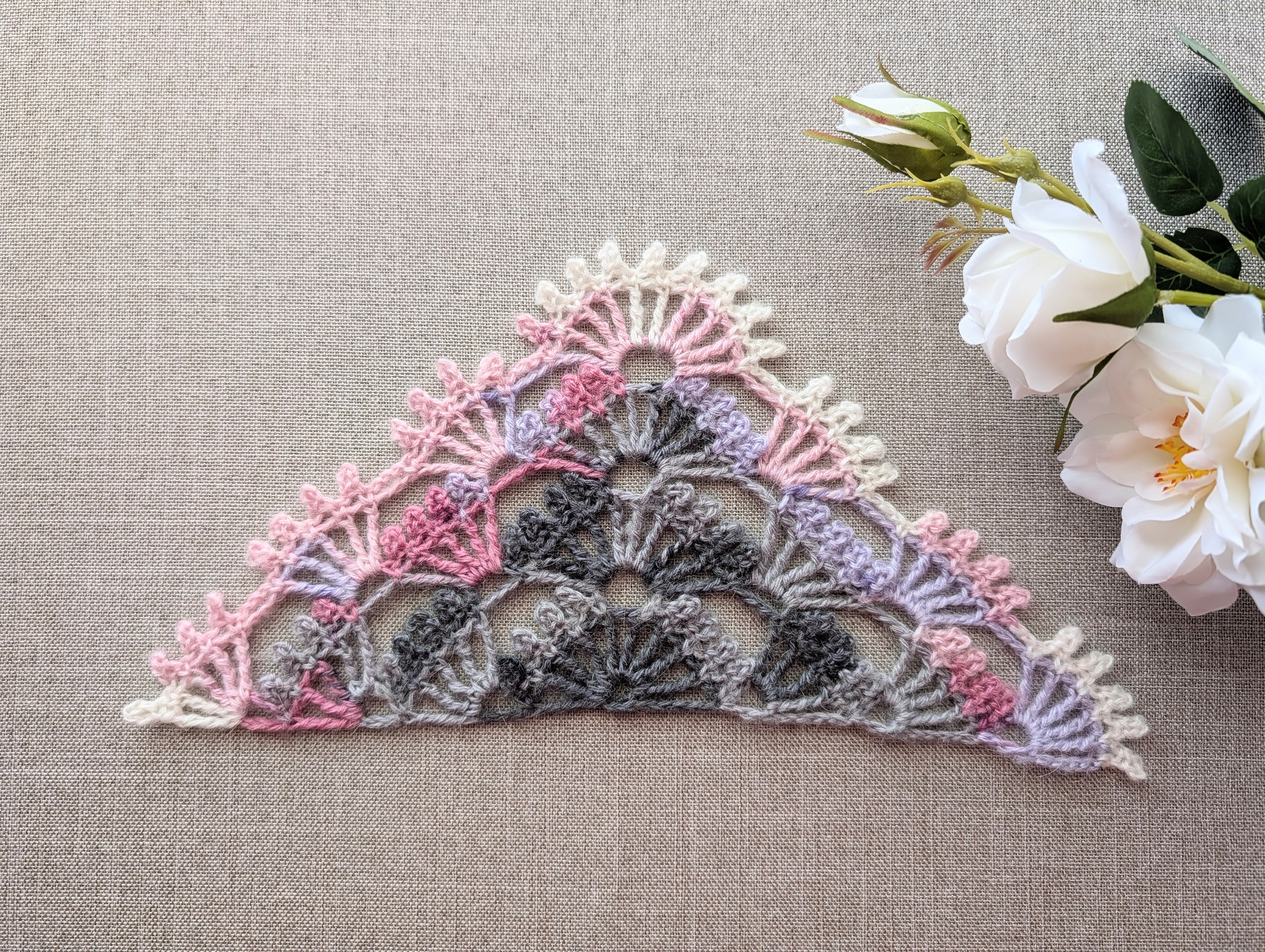 Triangle Crochet Shawl Chart PDF #85
