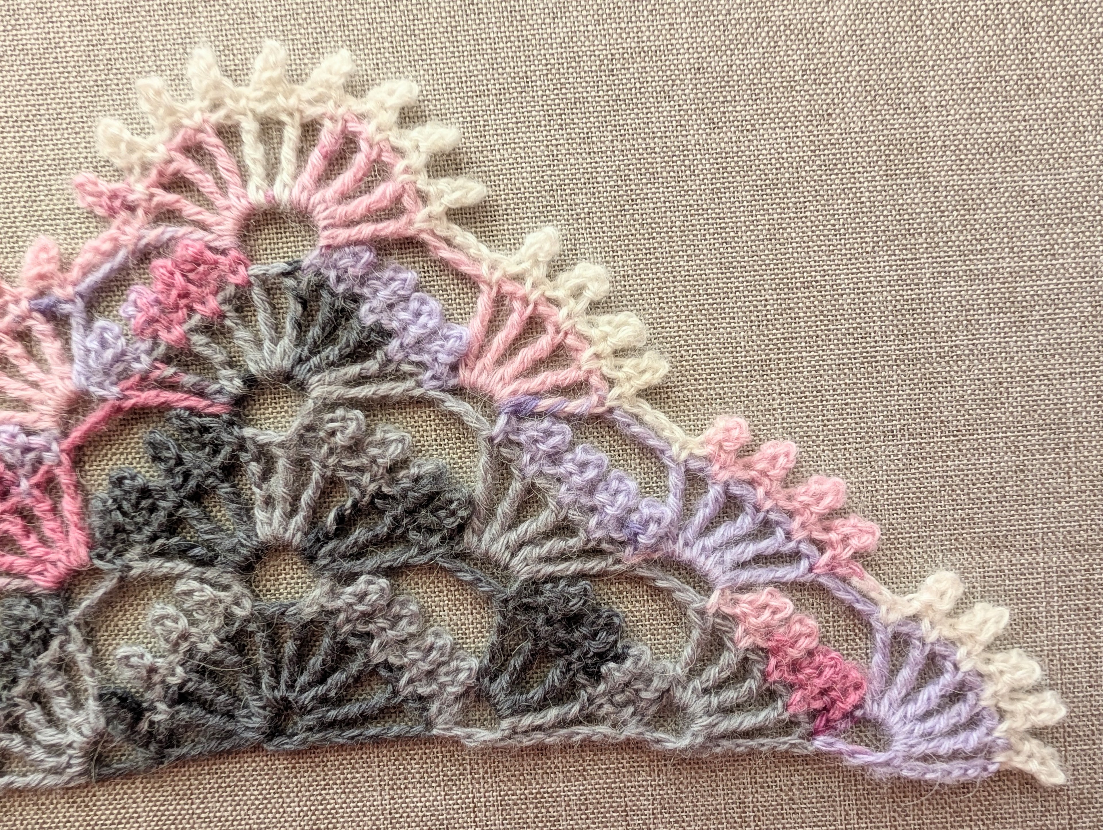 Triangle Crochet Shawl Chart PDF #85