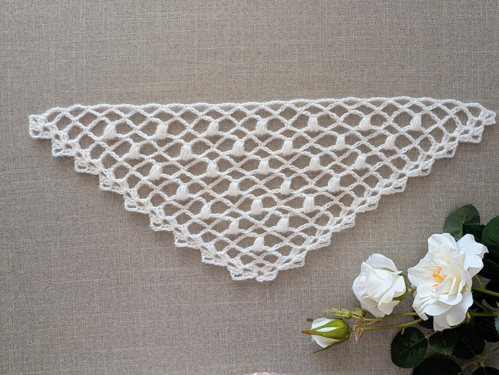 Lace Triangle Crochet Shawl PDF Chart #89