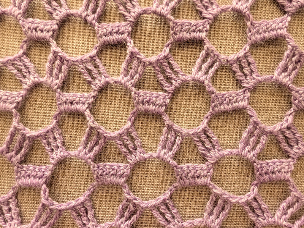Lace Rectangle Crochet Scarf Wrap PDF Chart #90
