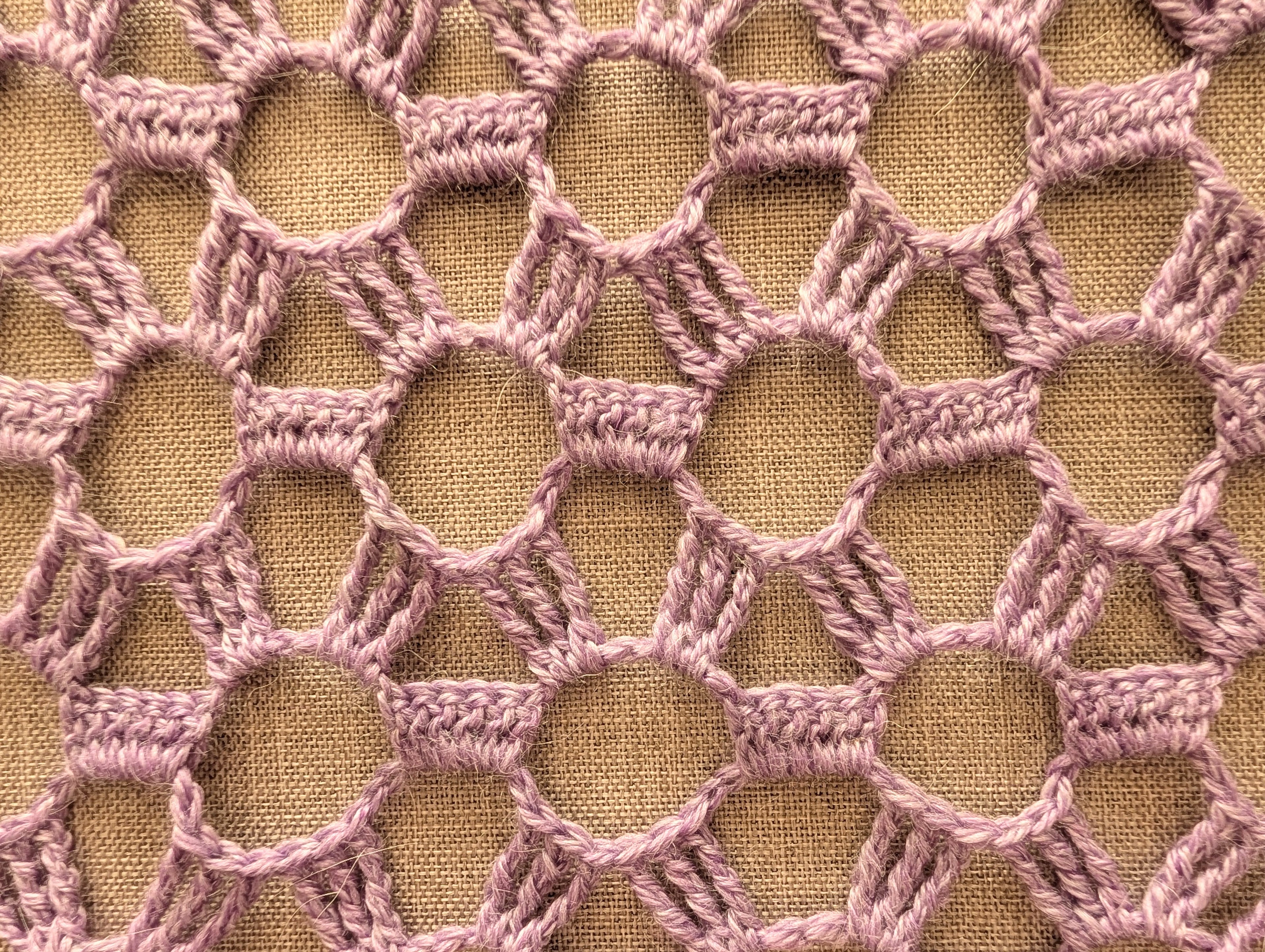 Lace Rectangle Crochet Scarf Wrap PDF Chart #90
