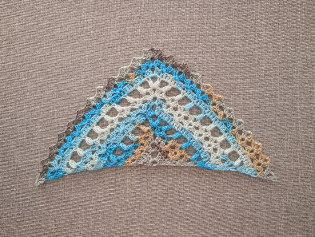 Lace Triangle Crochet Shawl PDF Chart #91