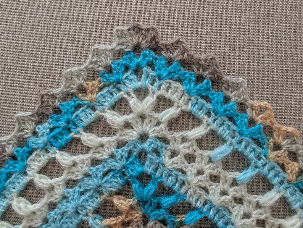 Lace Triangle Crochet Shawl PDF Chart #91