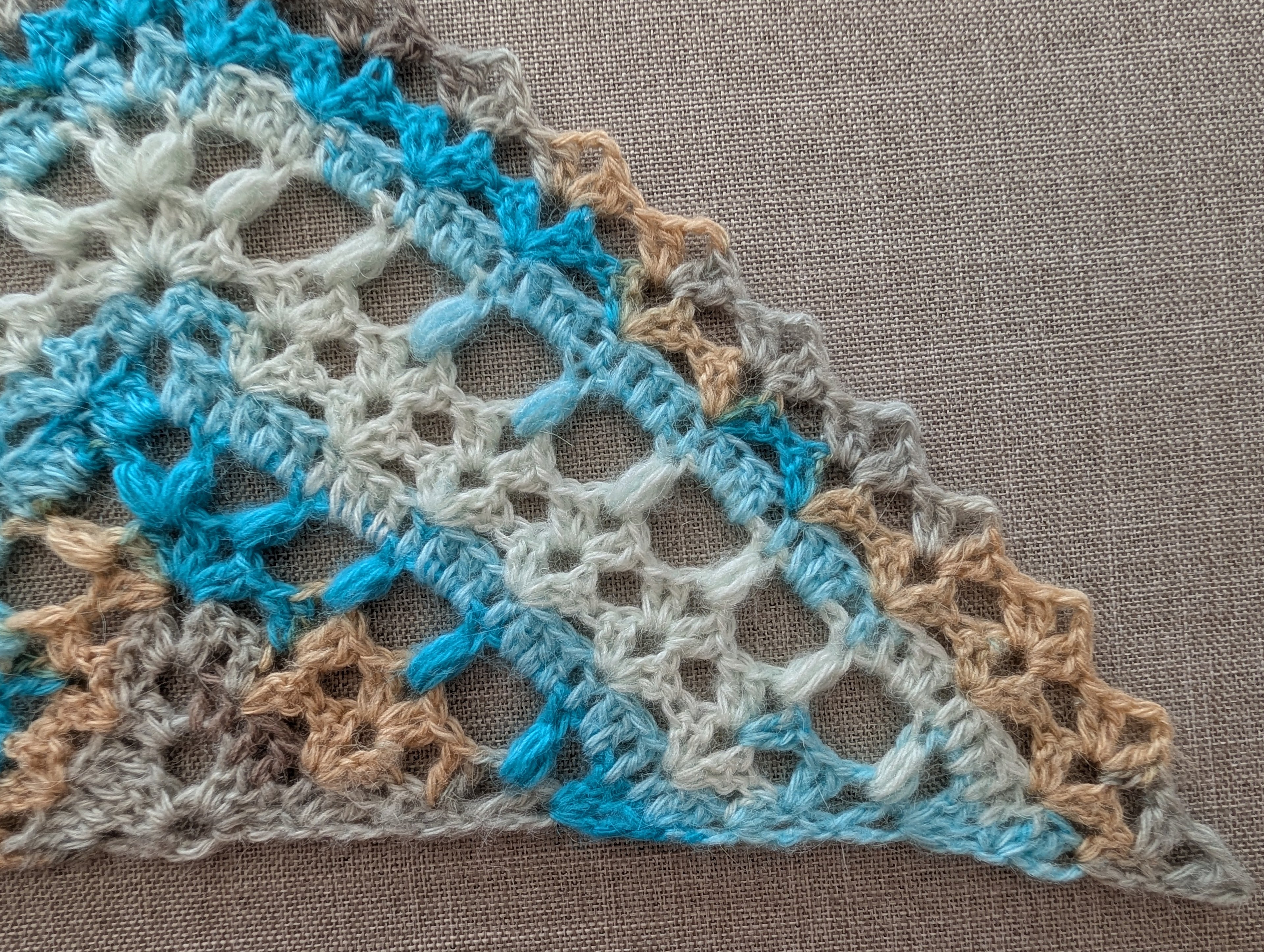 Lace Triangle Crochet Shawl PDF Chart #91