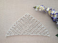 Lace Triangle Crochet Shawl PDF Chart #92 + Border