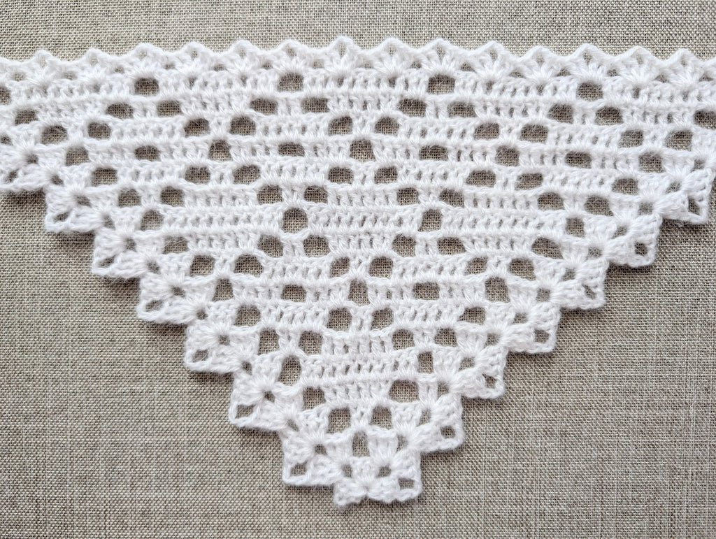 Lace Triangle Crochet Bandana / Shawl PDF Chart #93 + Border