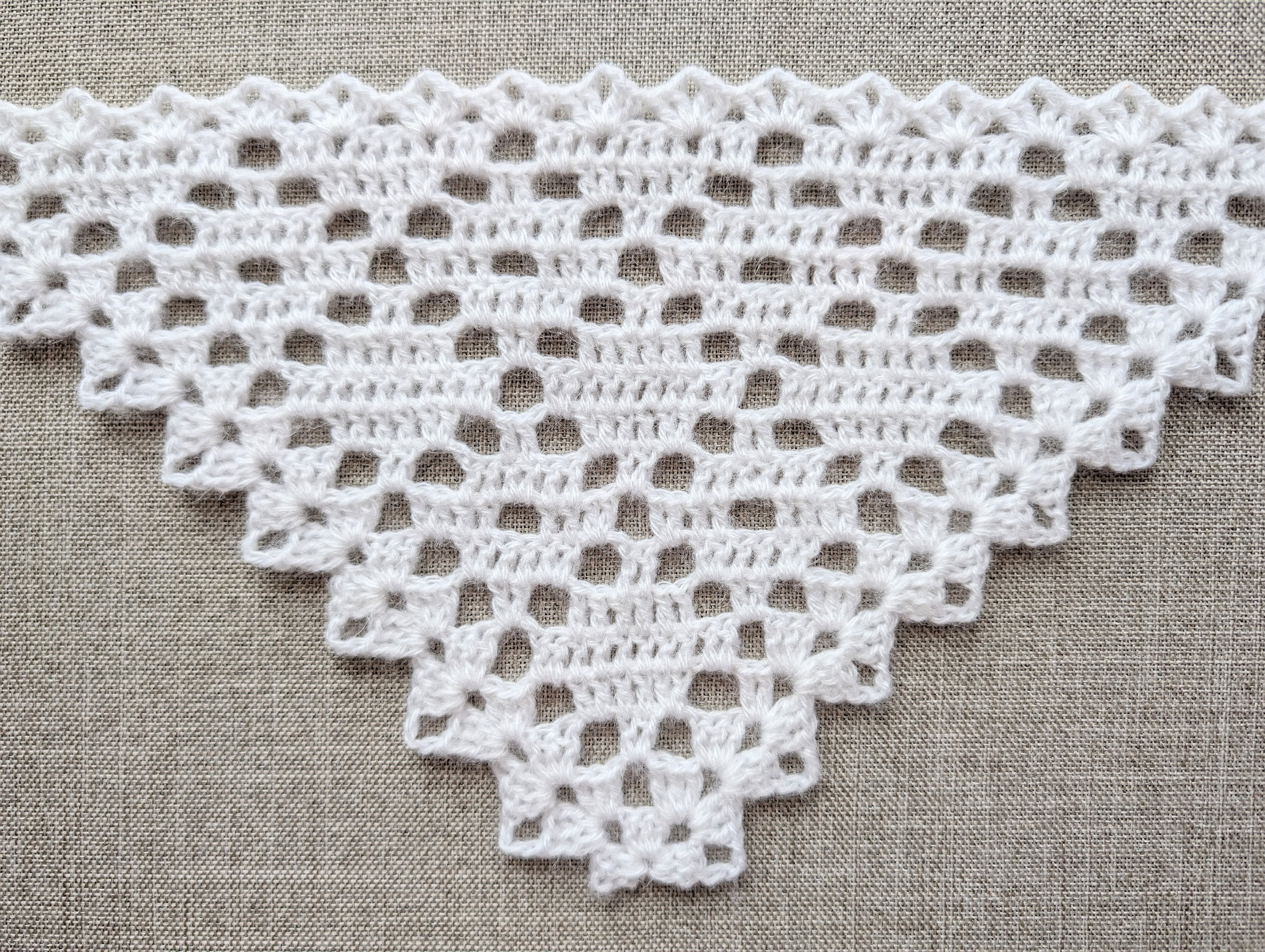 Lace Triangle Crochet Bandana / Shawl PDF Chart #93 + Border