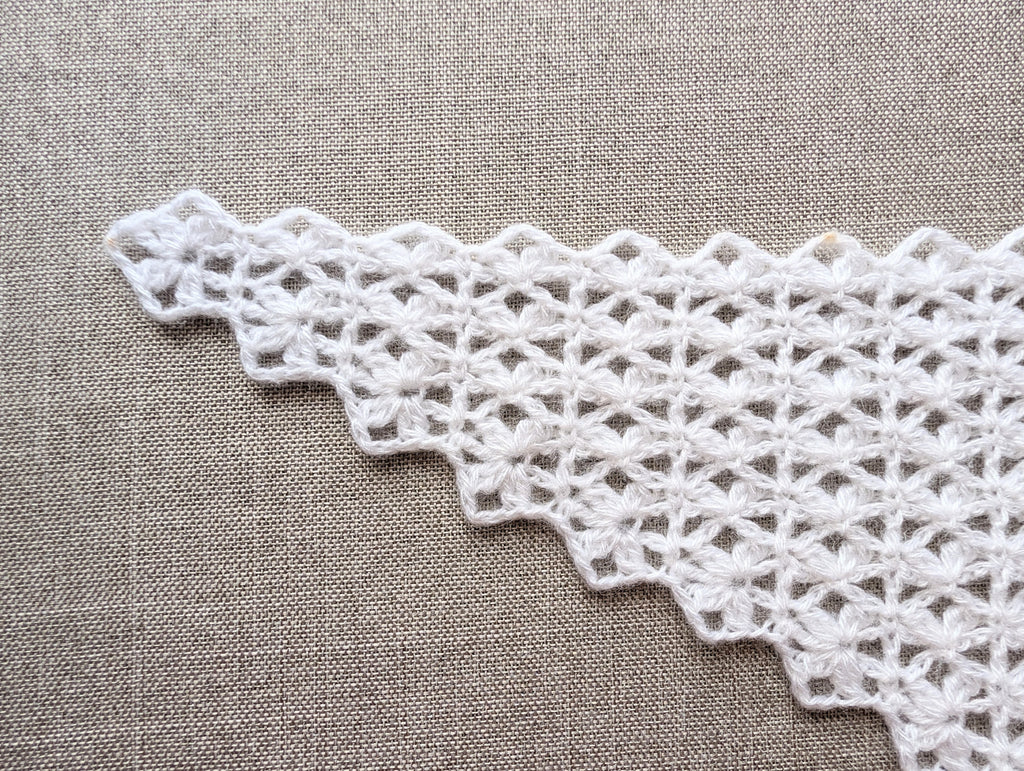 Lace Triangle Crochet Baktus PDF Chart #94 + Border