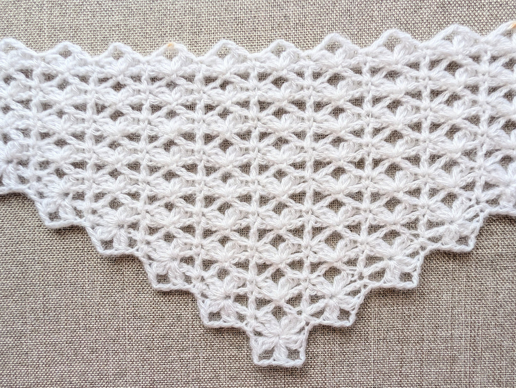 Lace Triangle Crochet Baktus PDF Chart #94 + Border
