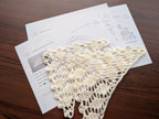 High-contrast visual crochet chart diagram with universal symbols for Triangle Bandana Shawl Pattern 26.