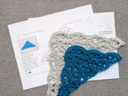 Digital PDF printable crochet pattern cover for Triangle Shawl Crochet PDF Chart 47.