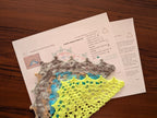Digital PDF printable crochet pattern cover for Triangle Shawl Bandana Crochet PDF Chart 52.
