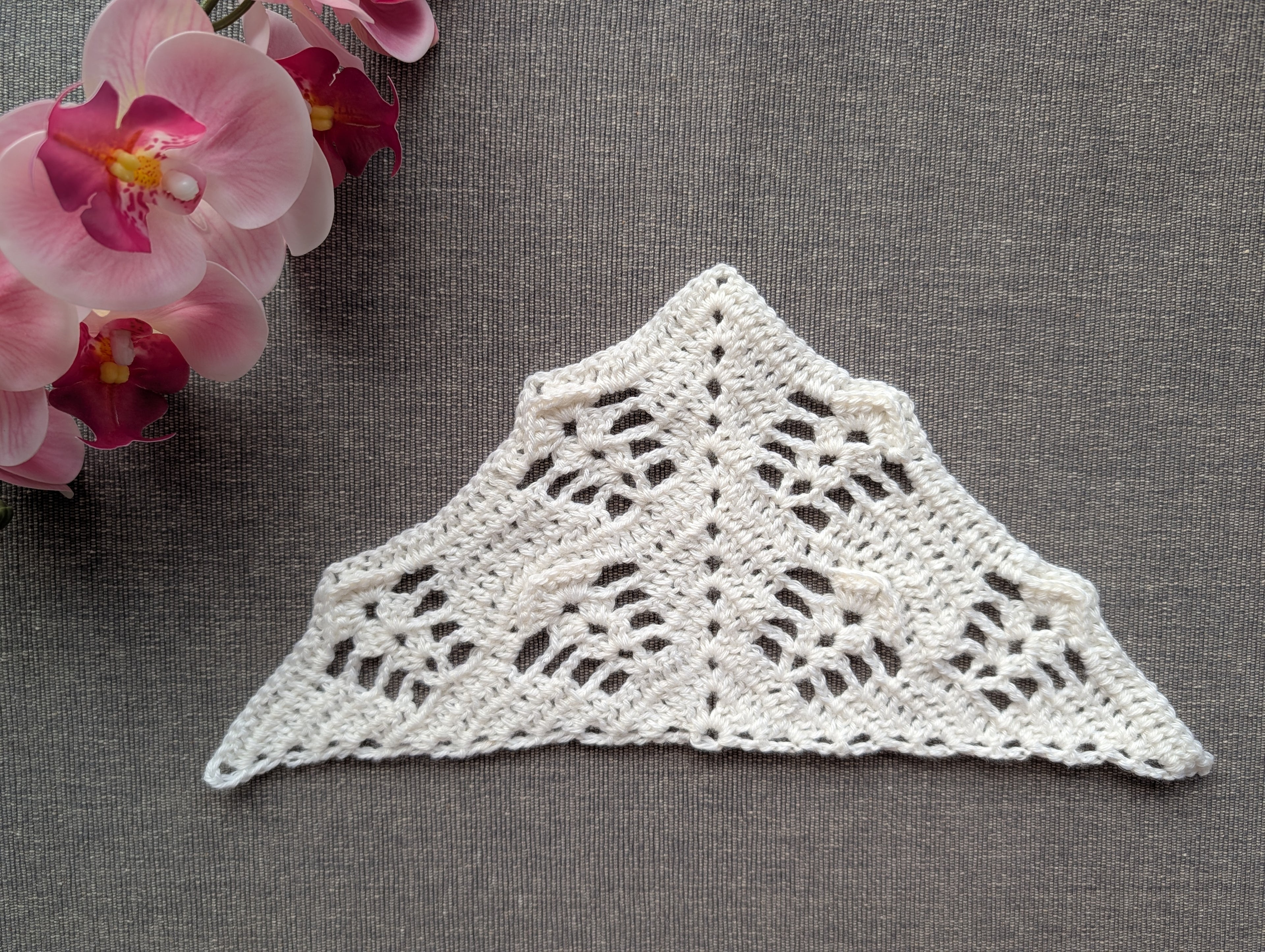 Triangle Shawl Crochet Chart PDF #54
