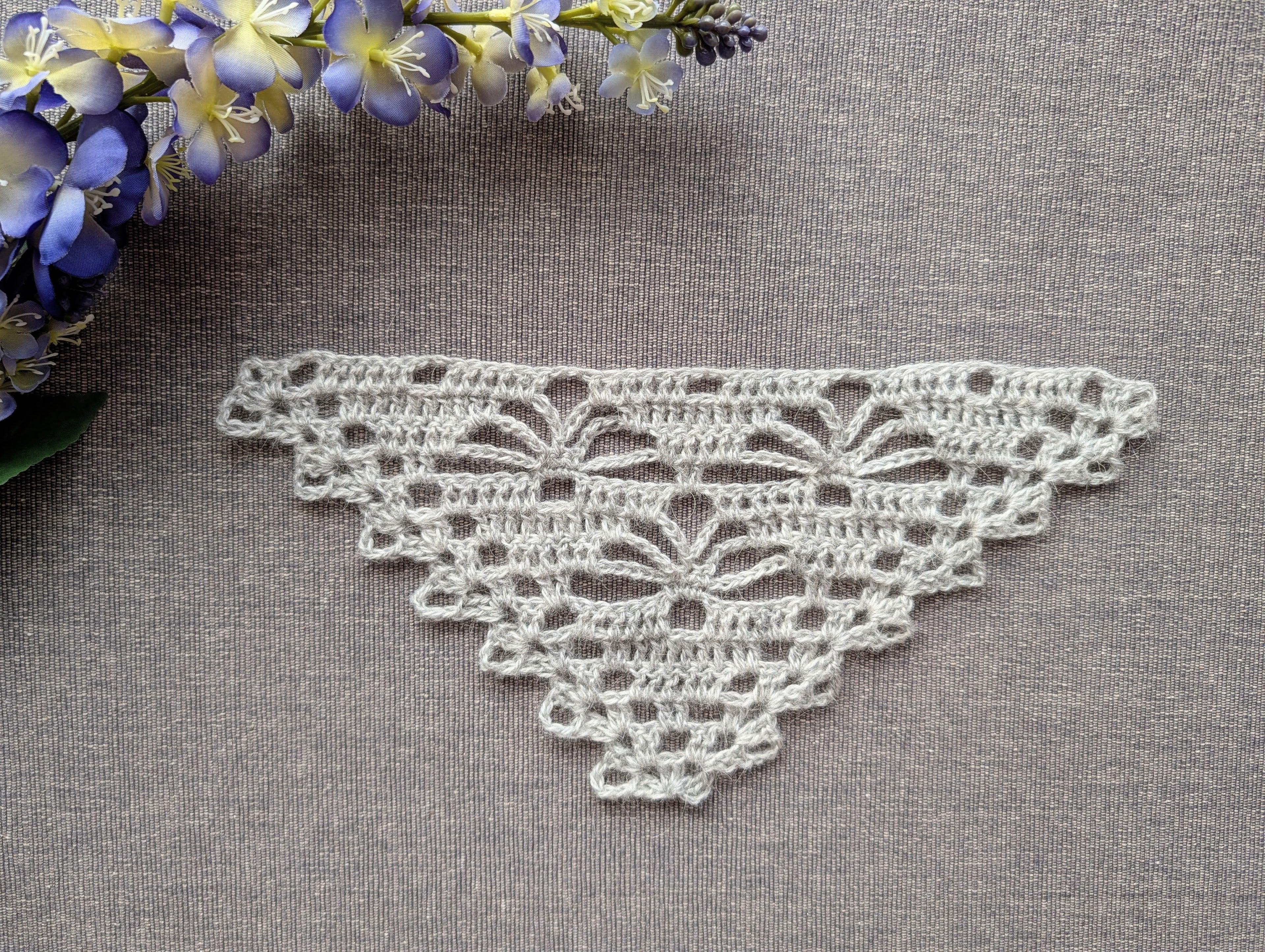 Triangle Bandana/Shawl Crochet Chart PDF #55