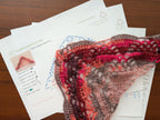 Digital PDF printable crochet pattern cover for Triangle Crochet Bandana Shawl Chart 64.