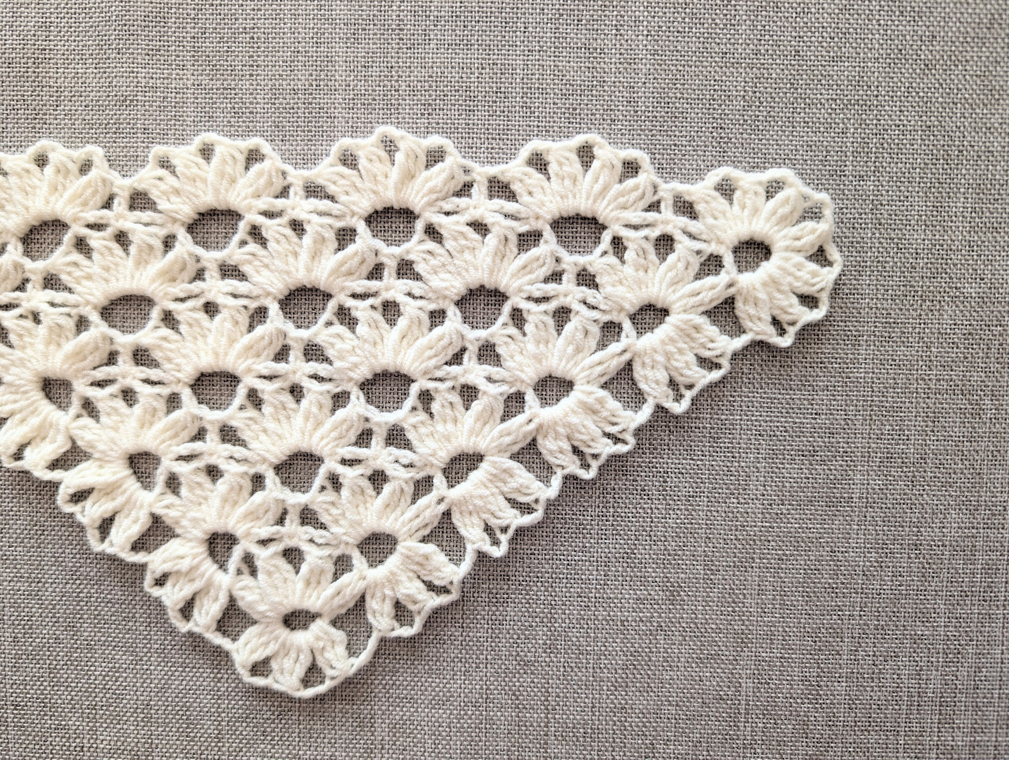 Triangle Crochet Bandana/Shawl Chart PDF #71 + Border