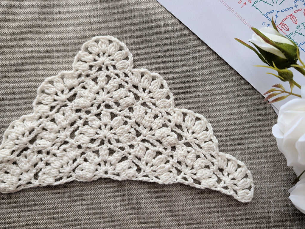 Triangle Crochet Bandana/Shawl Chart PDF #74