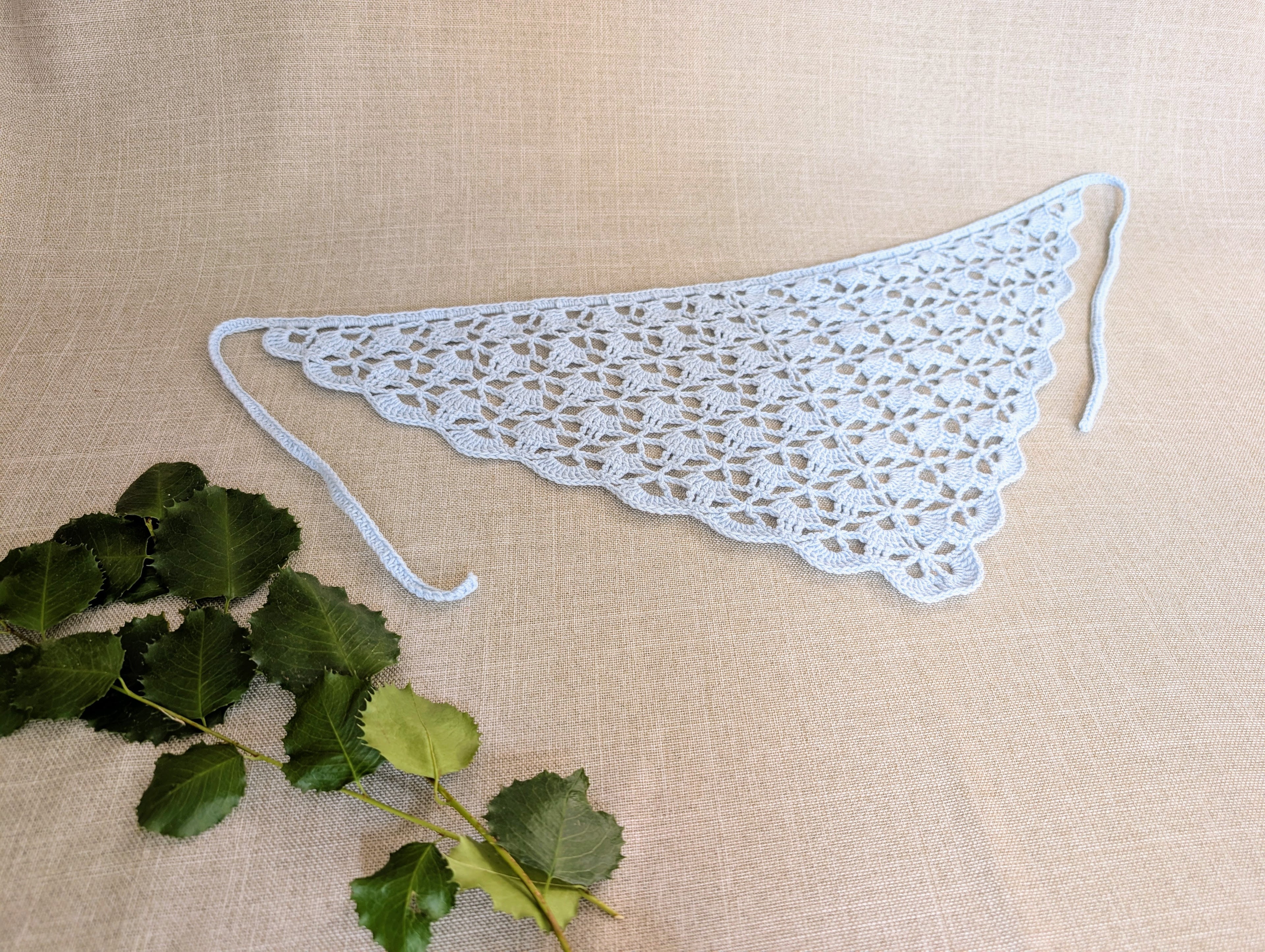 "Whisper" Project 010/25 - Crochet Bandana Pattern (PDF)
