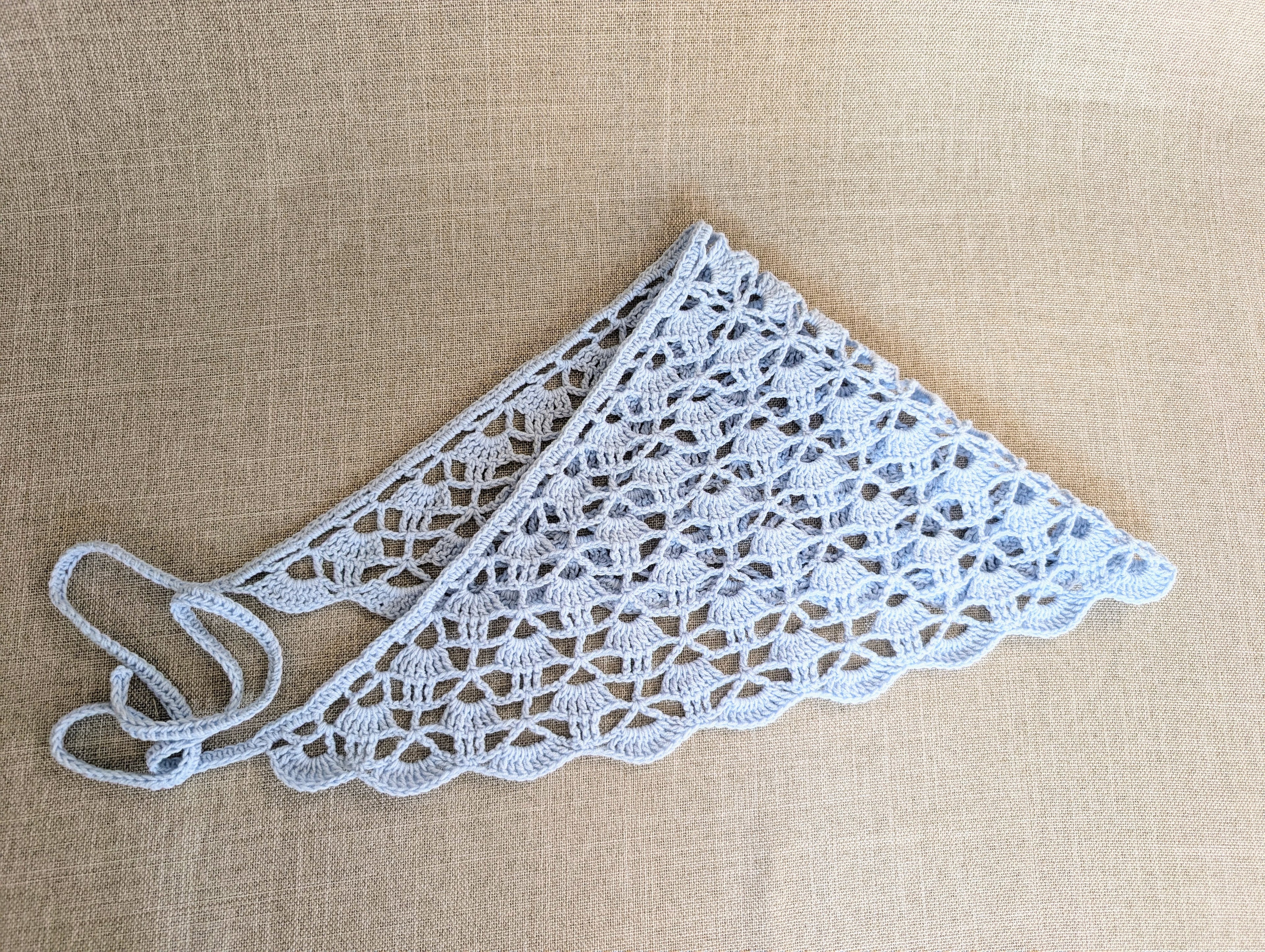 "Whisper" Project 010/25 - Crochet Bandana Pattern (PDF)