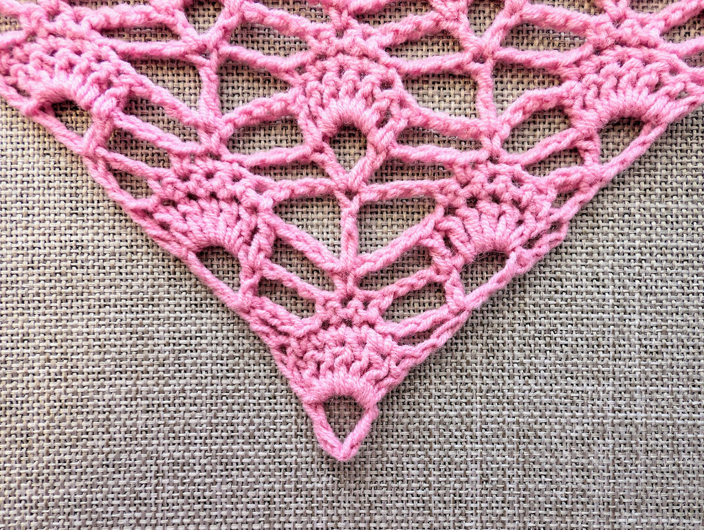 Triangle Bandana & Shawl Crochet Chart | Beginner Friendly PDF Pattern