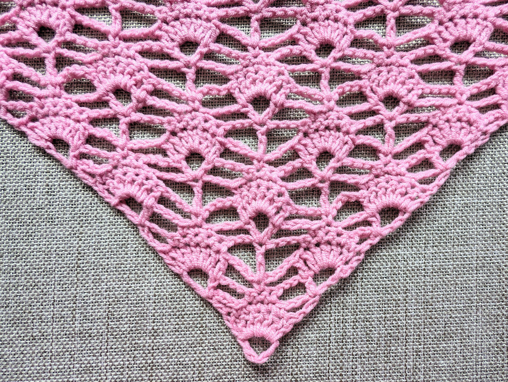 Triangle Bandana & Shawl Crochet Chart | Beginner Friendly PDF Pattern