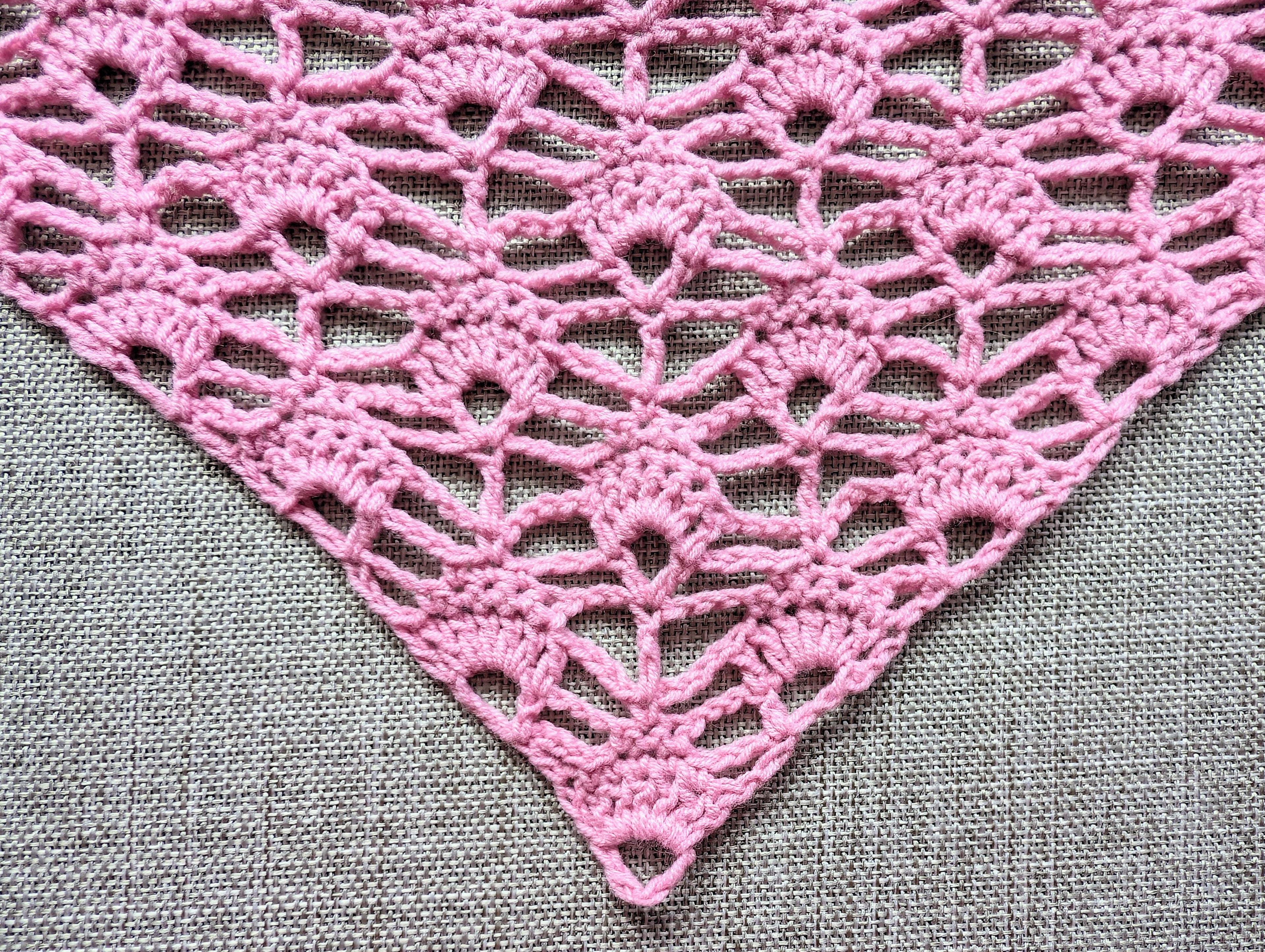 Triangle Bandana & Shawl Crochet Chart | Beginner Friendly PDF Pattern