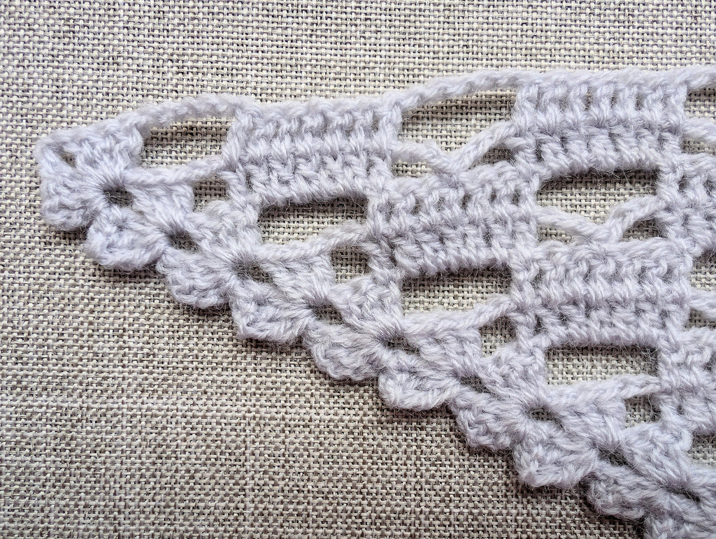 Triangle Bandana & Shawl Crochet Chart - Beginner Friendly PDF Pattern