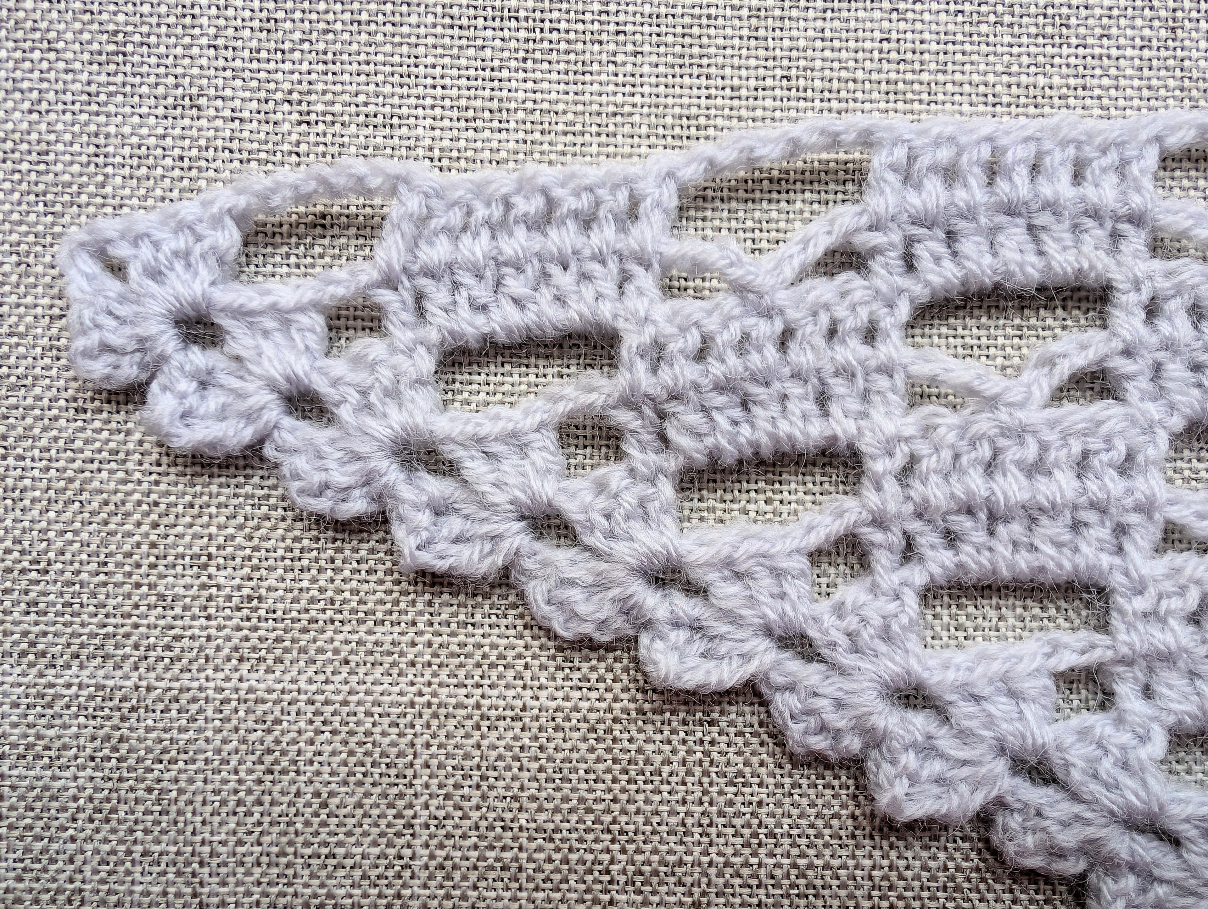 Triangle Bandana & Shawl Crochet Chart - Beginner Friendly PDF Pattern