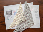 Digital PDF printable crochet pattern cover for Triangle Crochet Shawl Chart 66.