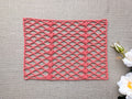 Chart 109 crochet symbol diagram and stitch key for intermediate lace mesh rectangle scarf and all-season wrap PDF pattern.