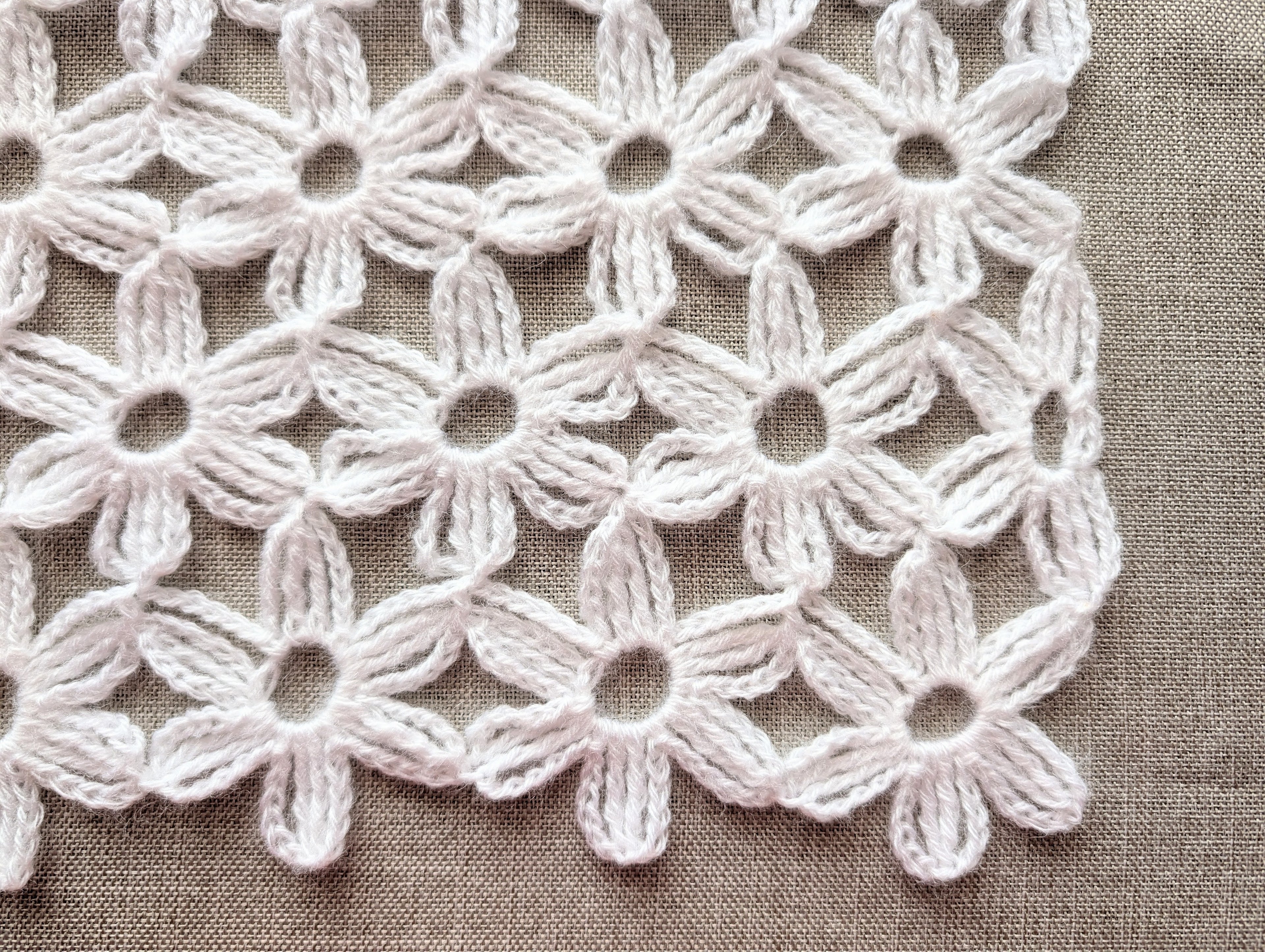 PDF pattern of Chart 100 visual crochet chart and step-by-step continuous technique guide.