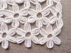 Work-in-progress showing continuous technique join-as-you-go method for Chart 100 seamless motifs.