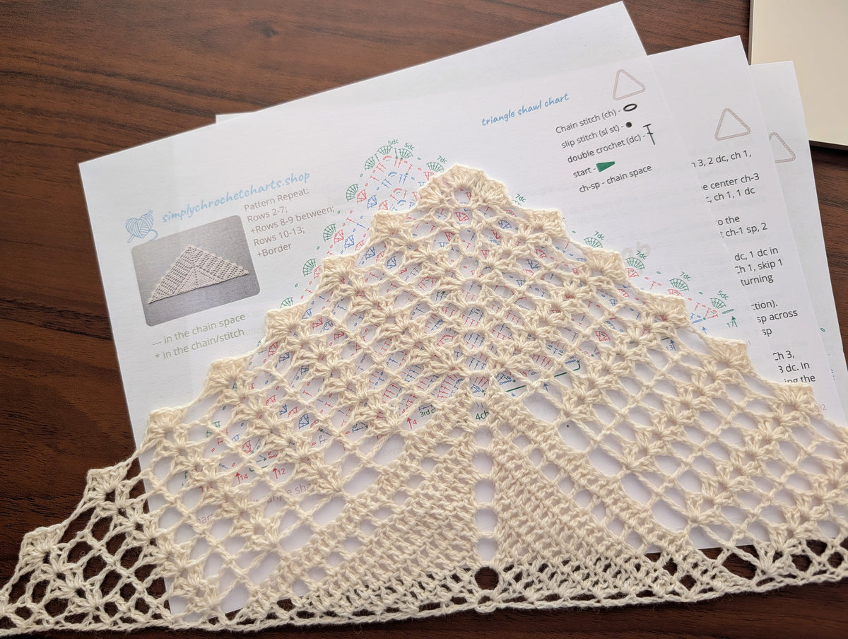 High-contrast visual crochet symbol chart preview featuring standard symbols and US English terms for pattern 115.