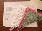 Lace Triangle Crochet Shawl PDF Chart #98