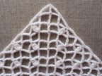 High-contrast visual crochet chart #98 PDF preview showing 2-row repeat symbols and US stitch key.